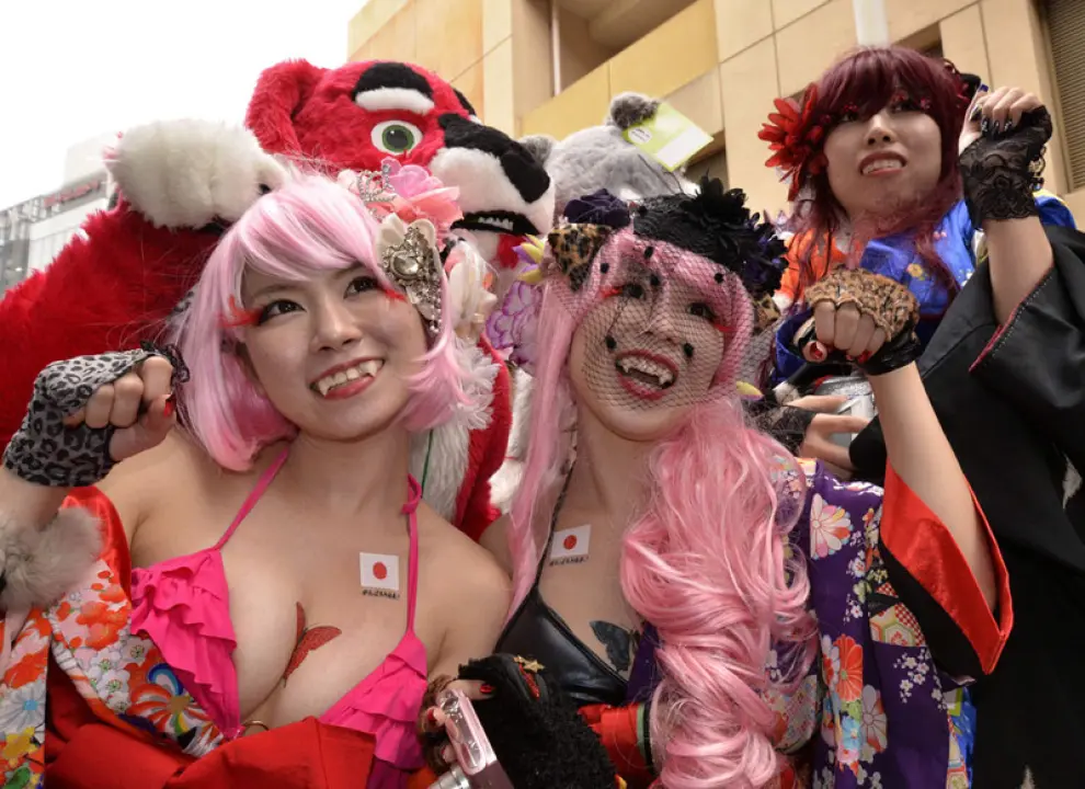 Fiesta de disfraces en Tokio