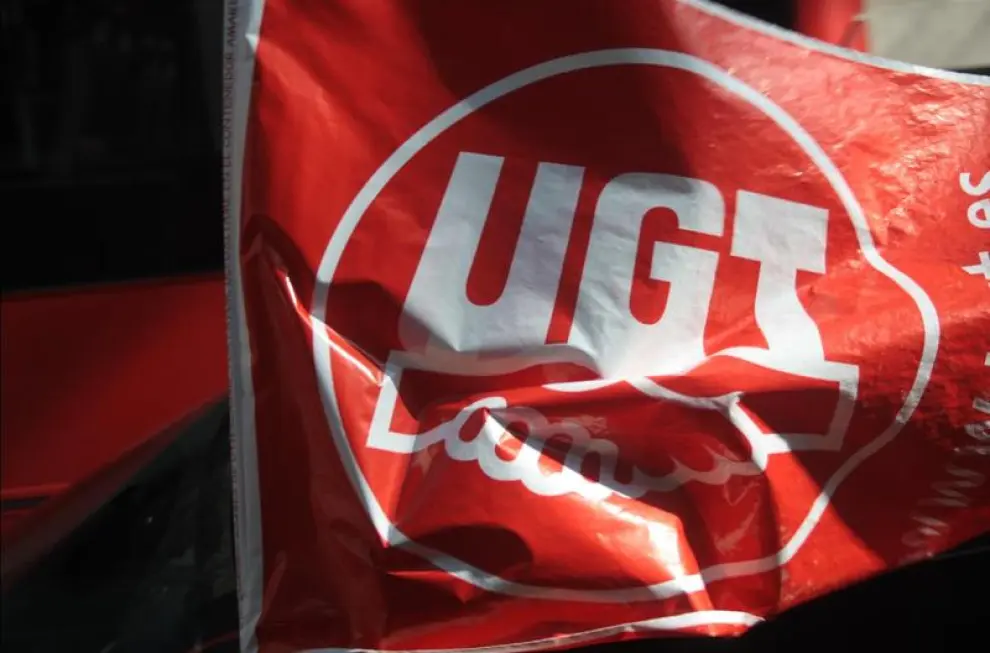 Marcha sindical convocada por UGT en la calle Ducado de Atenas el 28 de marzo