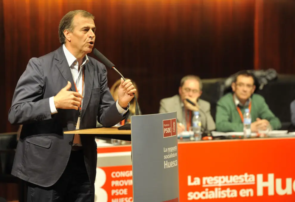 Imágenes del octavo Congreso Provincial del PSOE en Huesca.