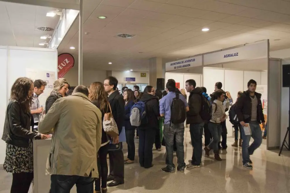 Feria de empleo en la Universidad de Zaragoza