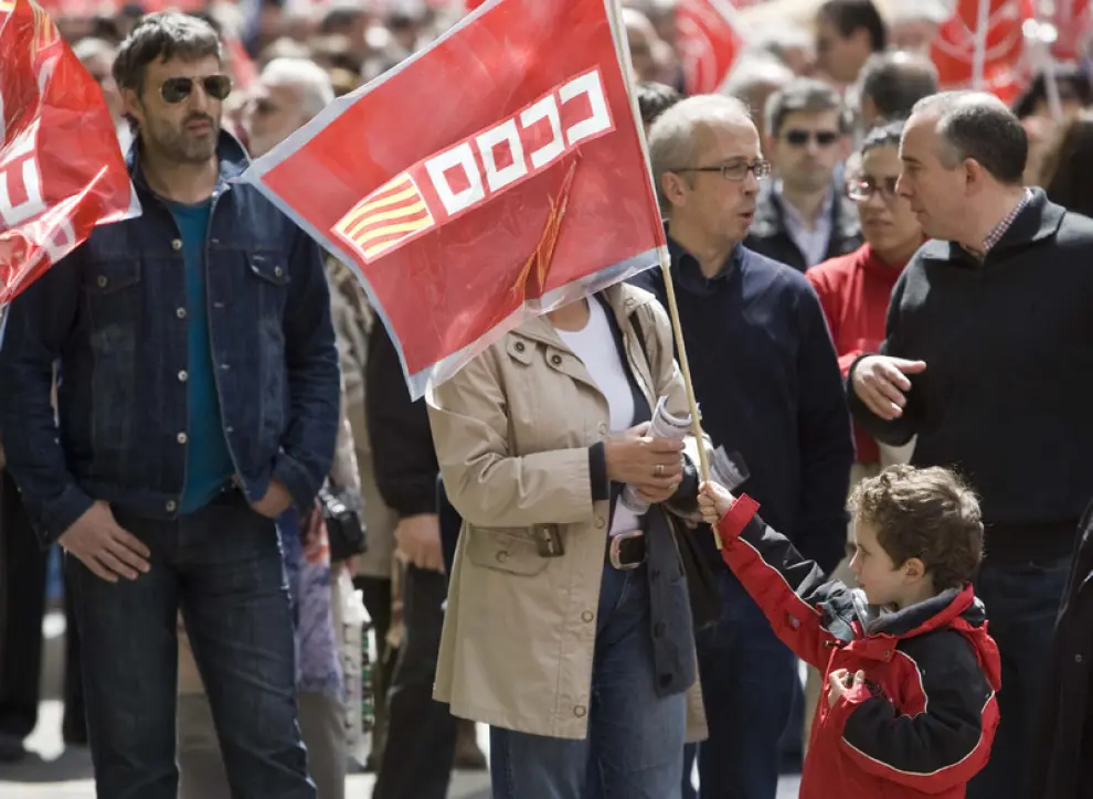 La Plataforma Social en Defensa del Estado de Bienestar y los Servicios Públicos ha celebrado manifestaciones en varias ciudades, entre ellas las tres capitales aragonesas.