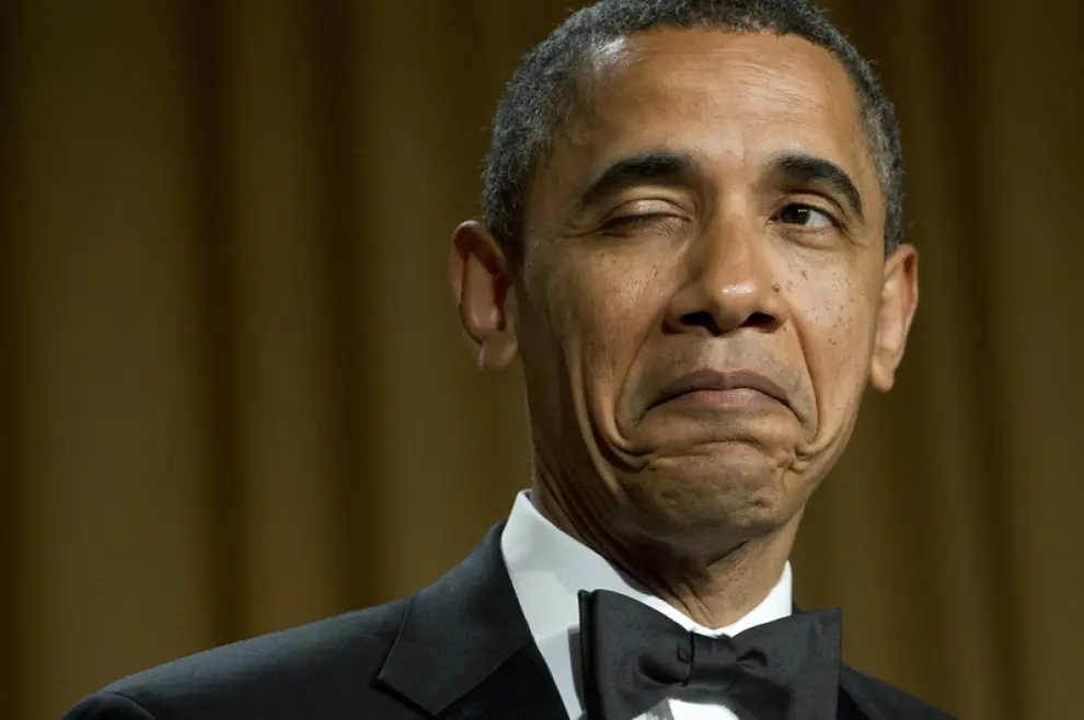 Obama bromea en la cena Anual de Corresponsales