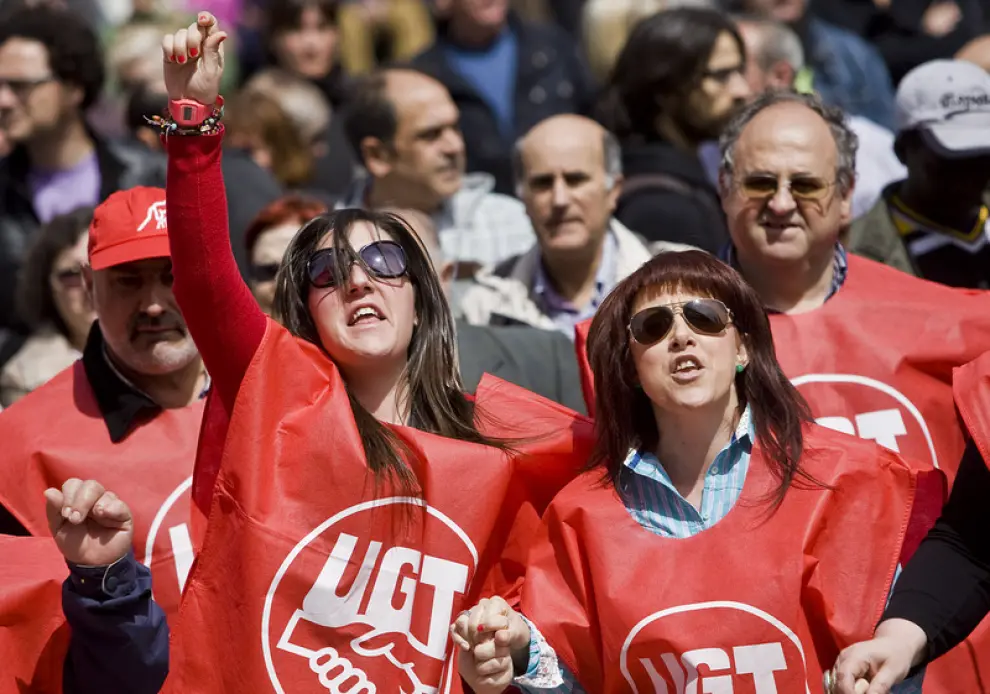 Manifestación del 1 de mayo en Zaragoza