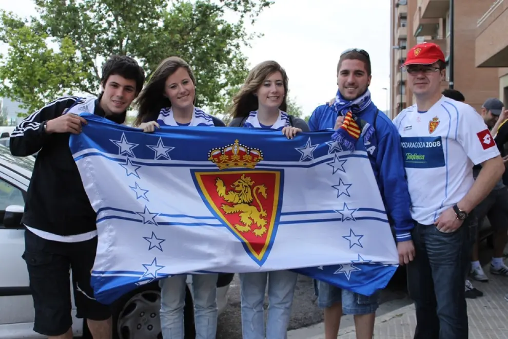 Fotos de apoyo al Real Zaragoza