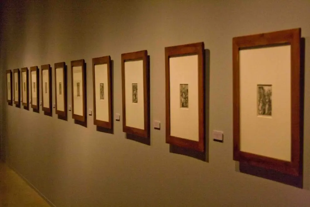 Presentación de la exposición 'Goya, Rembrandt, Durero'; en La Lonja y el Museo Ibercaja Camón Aznar
