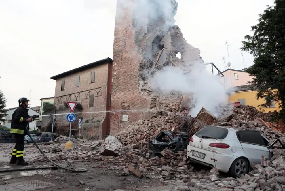 Terremoto en la provincia italiana de Ferrara