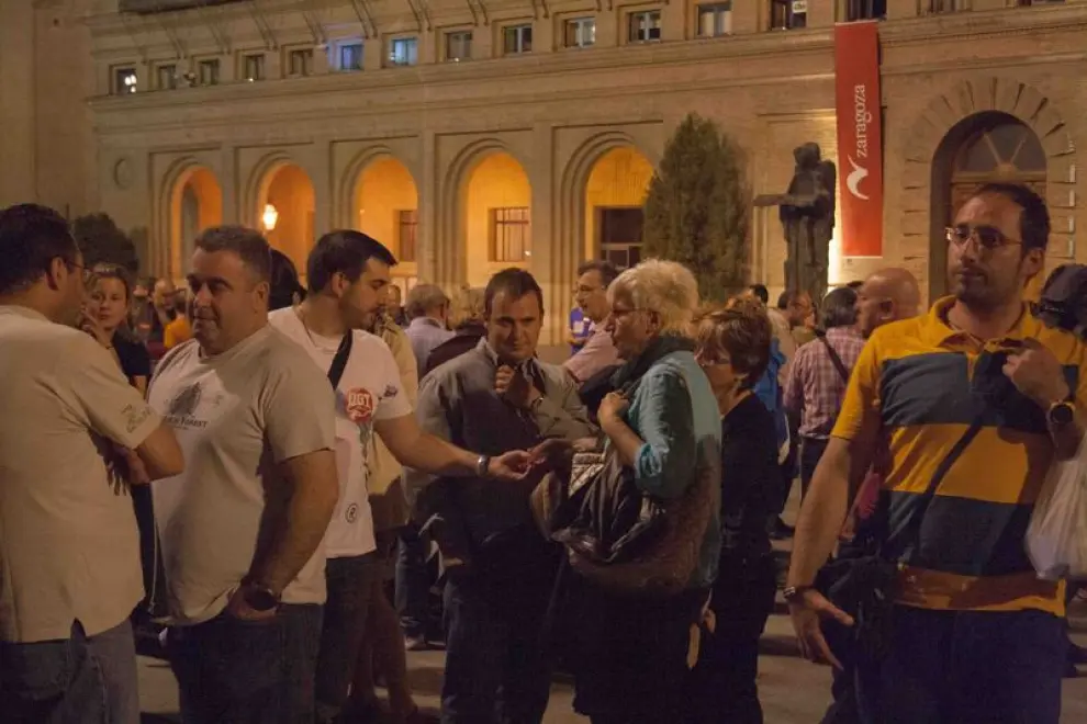 Protestas nocturnas contra la Reforma Laboral