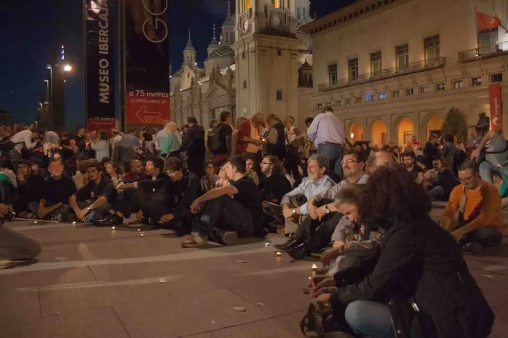Protestas nocturnas contra la Reforma Laboral