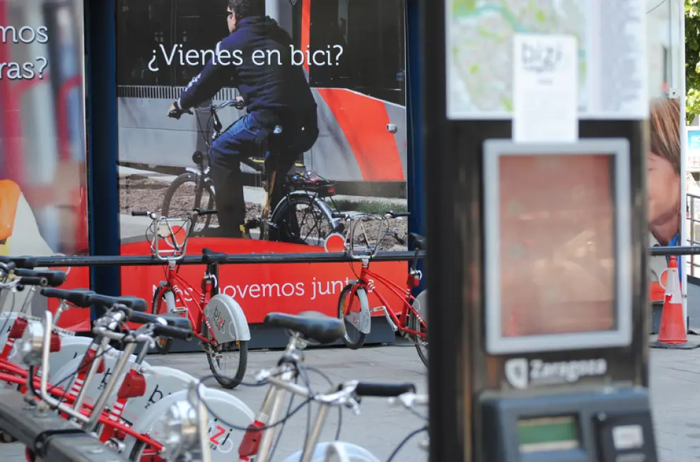 El servicio de alquiler de bicicletas del Ayuntamiento de Zaragoza se paraliza para actualizar su sistema informático