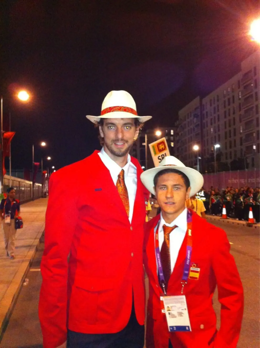 El desfile de los deportistas españoles