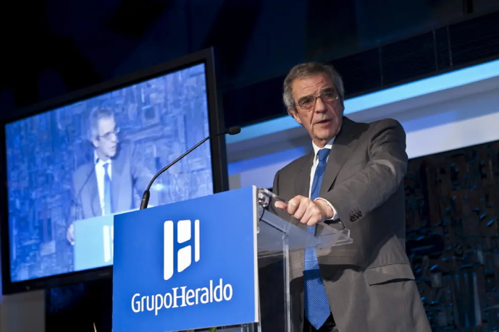 Antonio Angulo y César Alierta reciben los Premios HERALDO ante 300 invitados