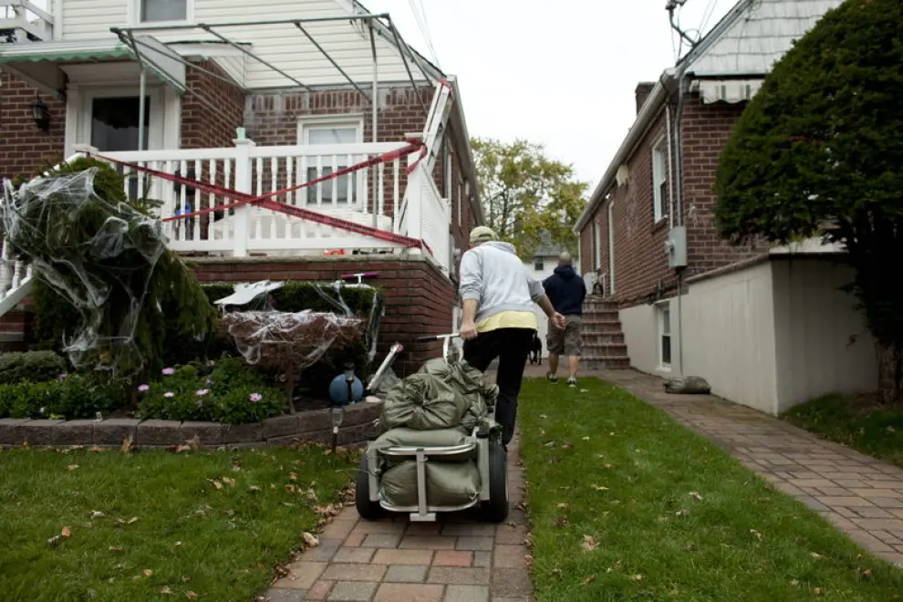 Preparativos para la llegada del huracán Sandy a EE. UU.