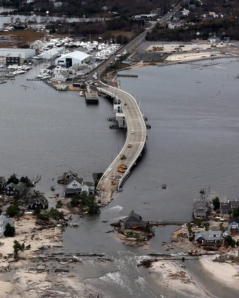 Consecuencias del huracán 'Sandy' en la costa este de EE. UU.