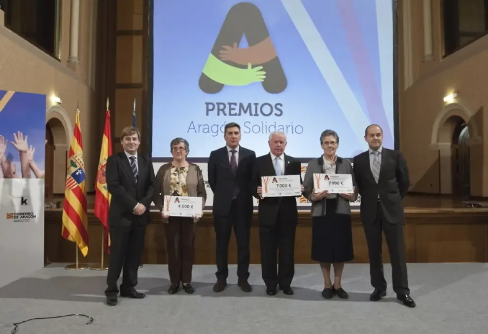 Entrega de los Premios Aragón Solidario