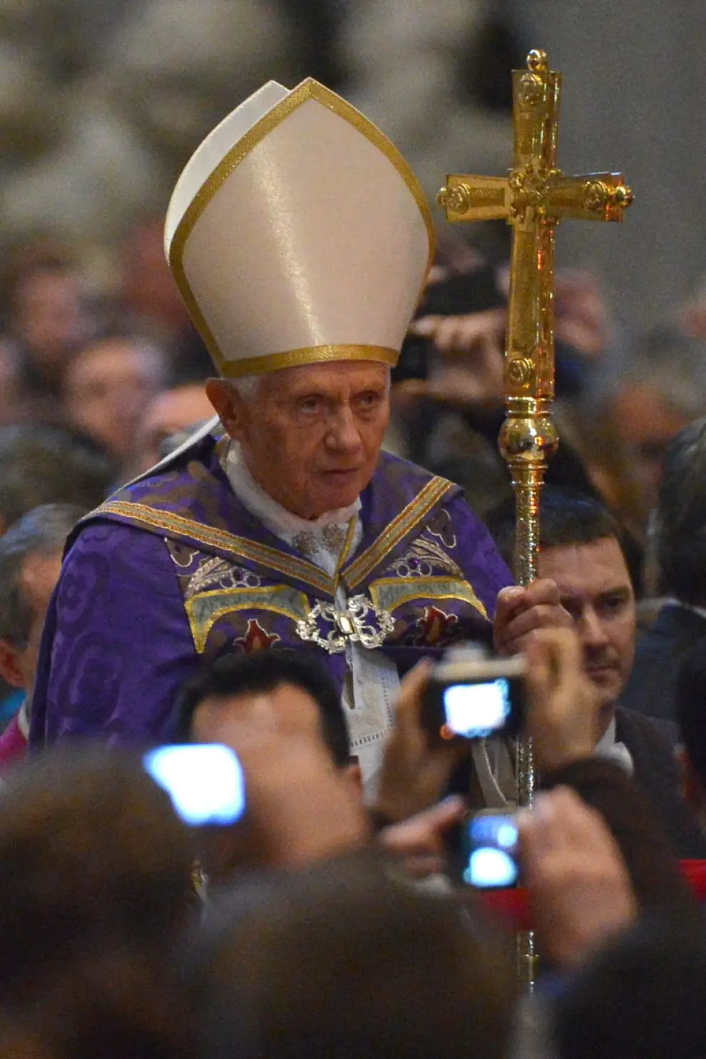 Primera audiencia del Papa después de anunciar su renuncia y eucaristía del Miércoles de ceniza
