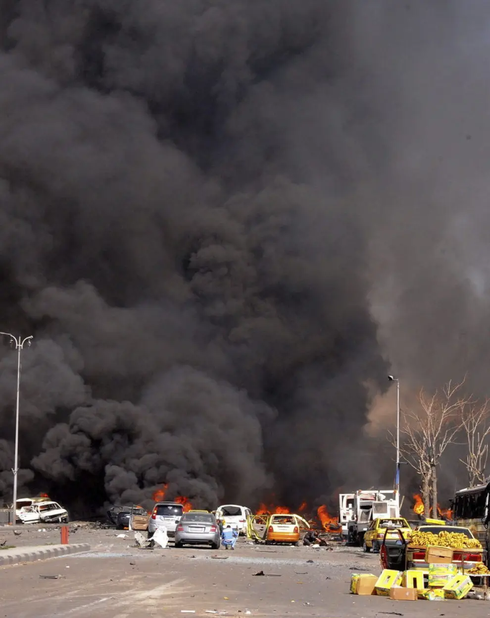 Al menos 53 personas han muerto por la explosión de un coche bomba en el centro de la ciudad.