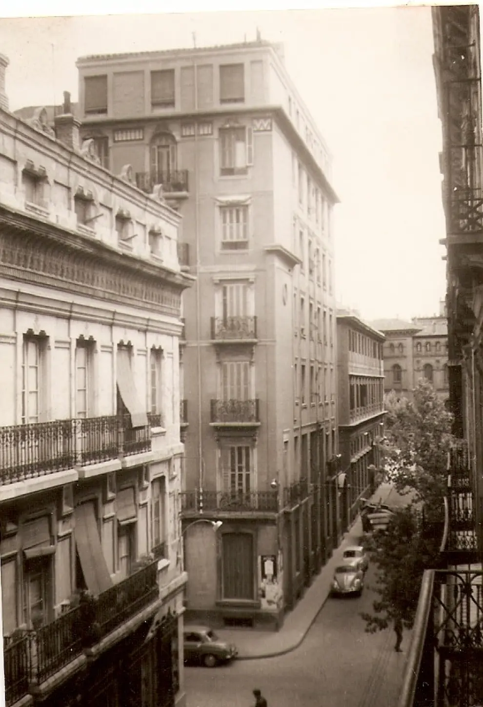 Calle Ponzano en 1960
