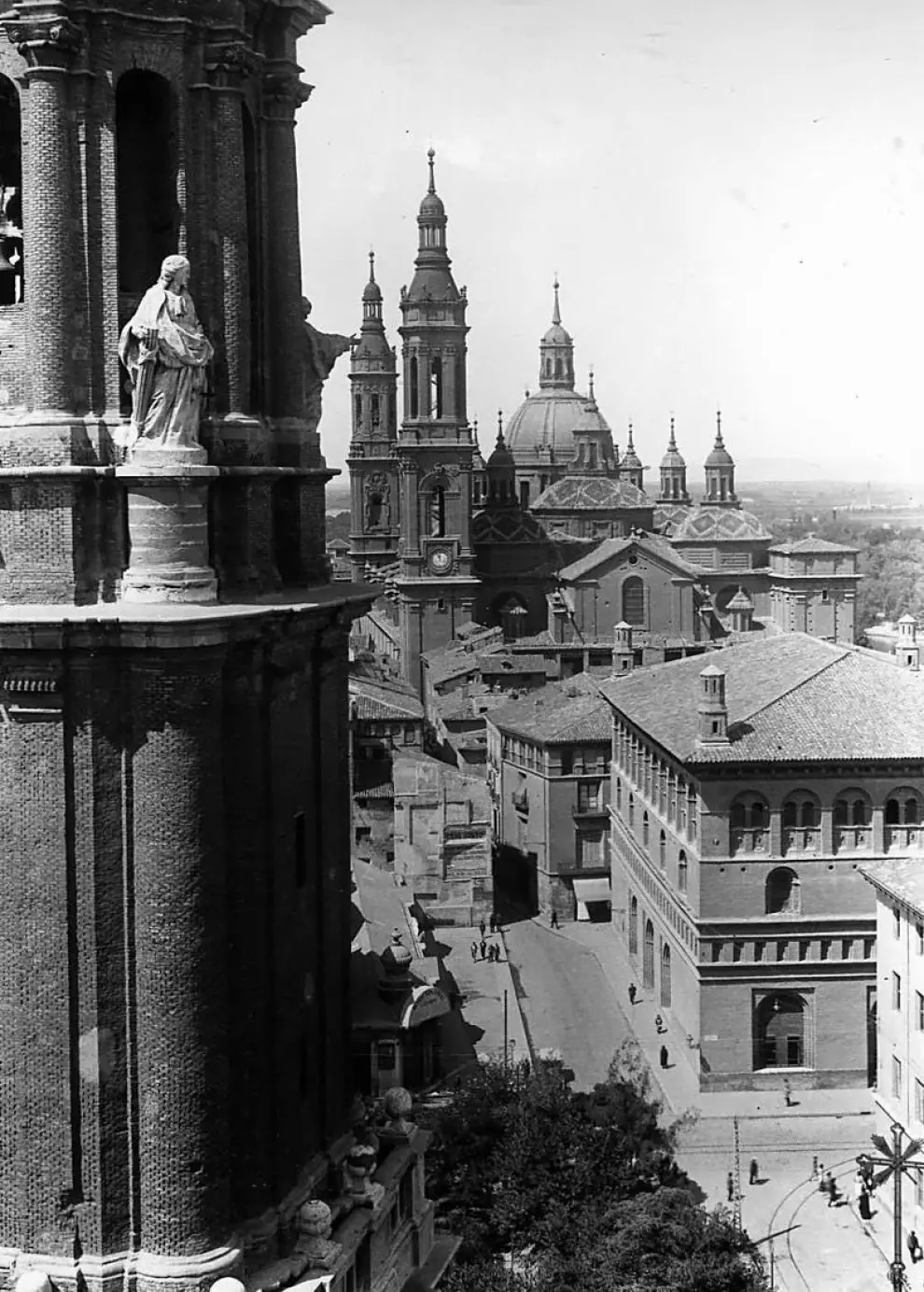 Imagen de Zaragoza en 1930. Adolfo García