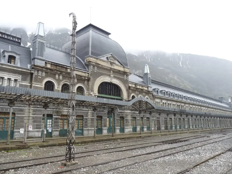 Obras en la Estación de Canfranc