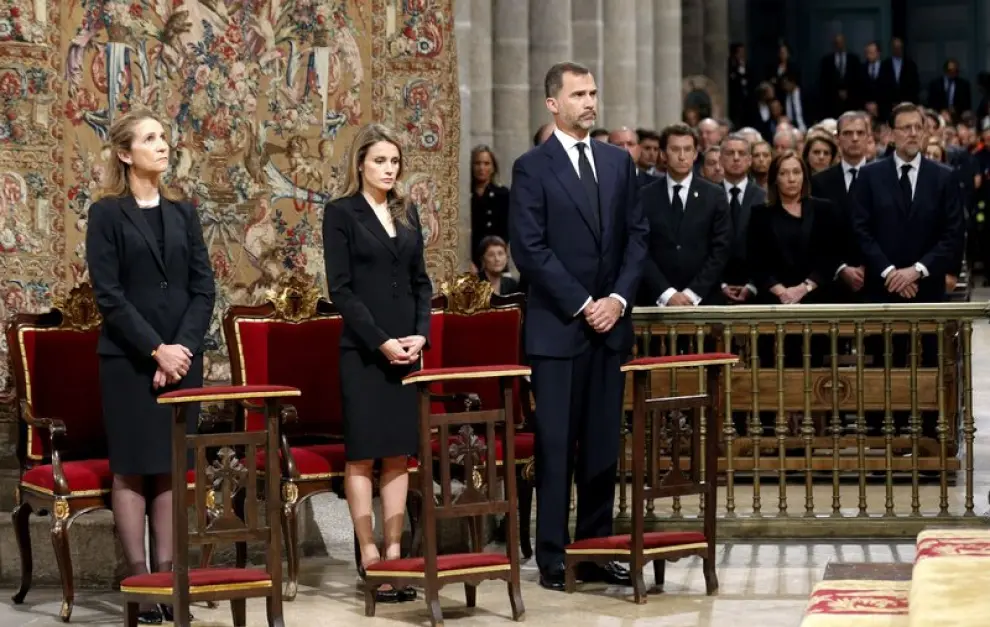 Funeral por las víctimas del accidente de tren en Santiago