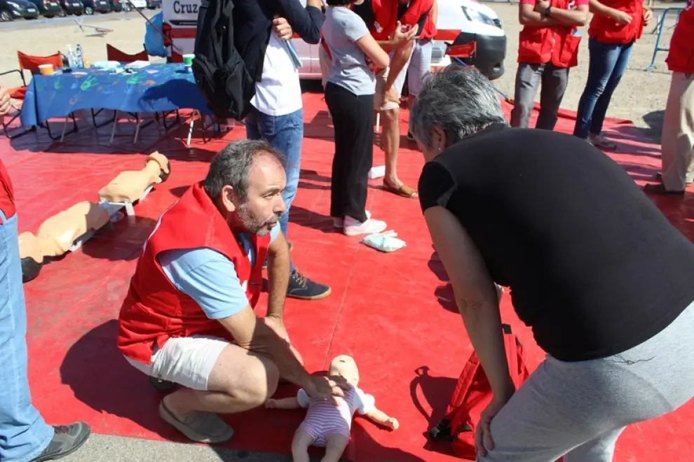 Taller de socorrismo de Cruz Roja en Zaragoza