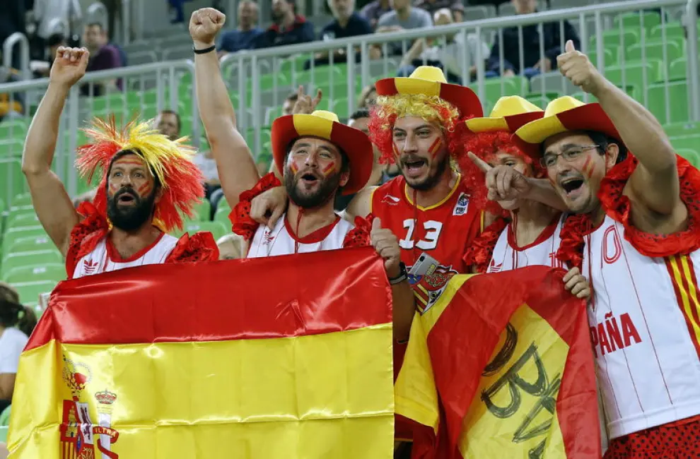 Encuentro de semifinales entre España y Francia
