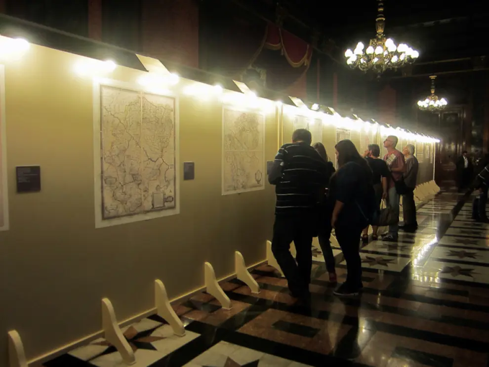 Exposición cartográfica en la antigua Capitanía.