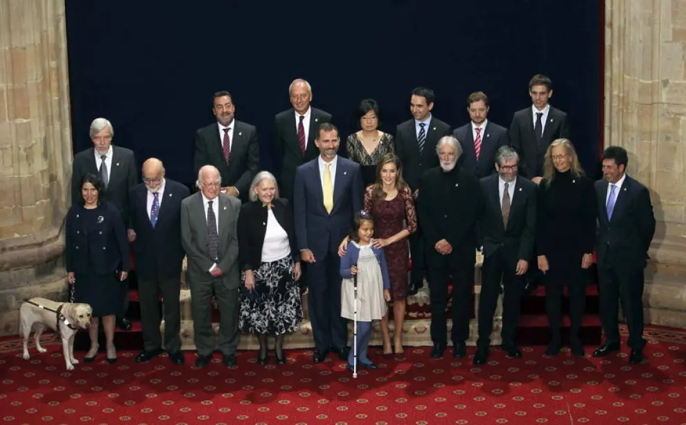 Audiencia de los Príncipes de Asturias a los galardonados