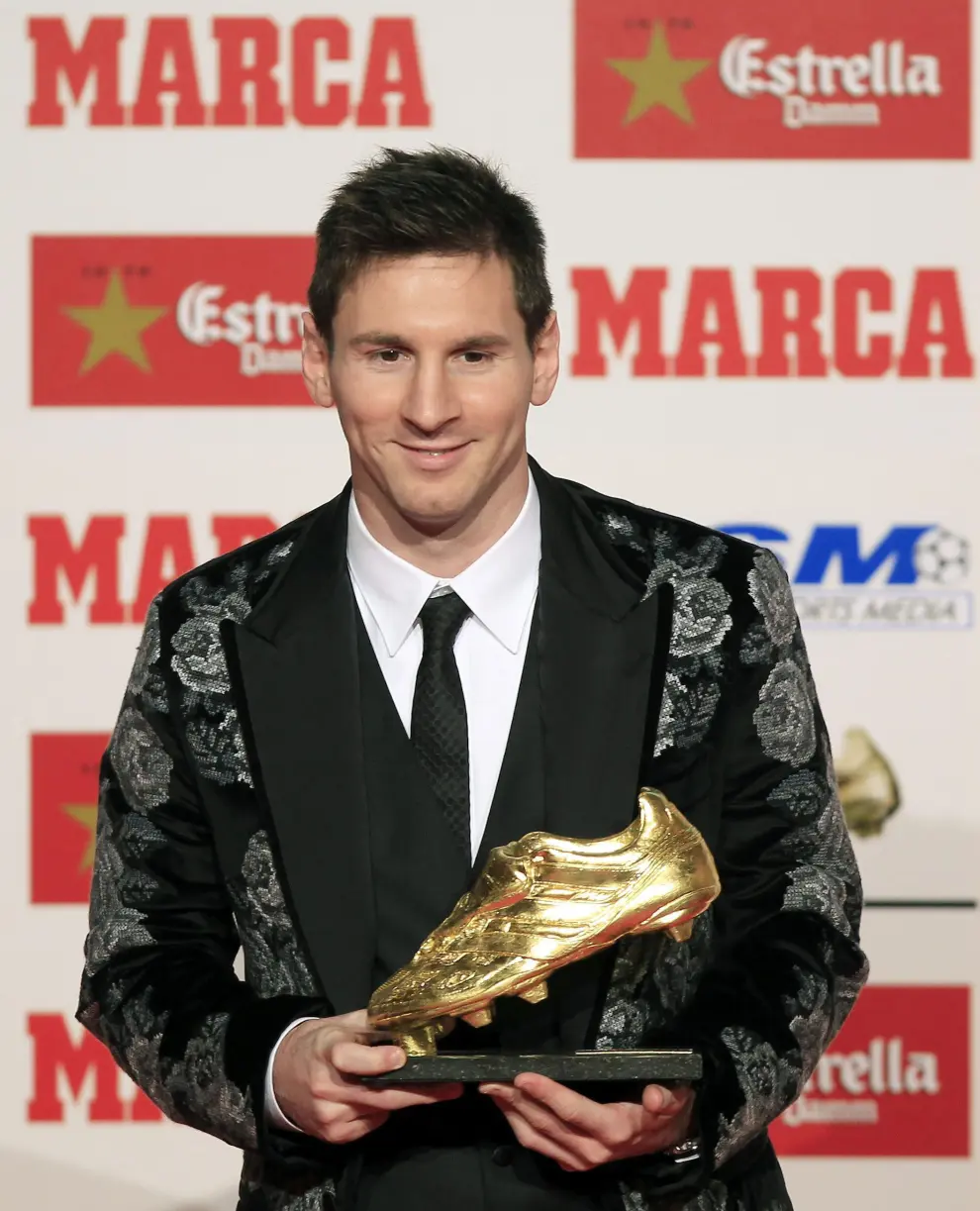 Messi recibe la Bota de oro