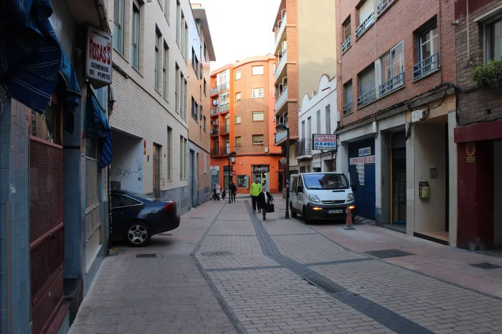 Calles reformadas del barrio de Delicias en Zaragoza