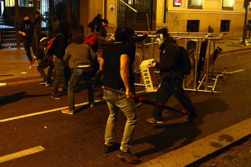 Disturbios en Madrid