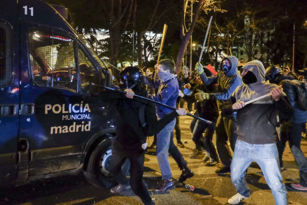 Disturbios en Madrid