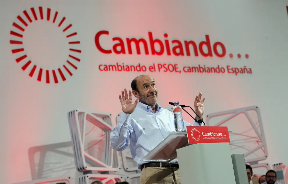Rubalcaba se despide como máximo representante del PSOE