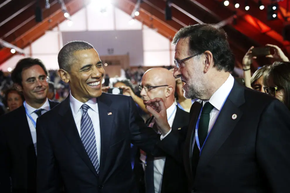 Obama y Rajoy este lunes.