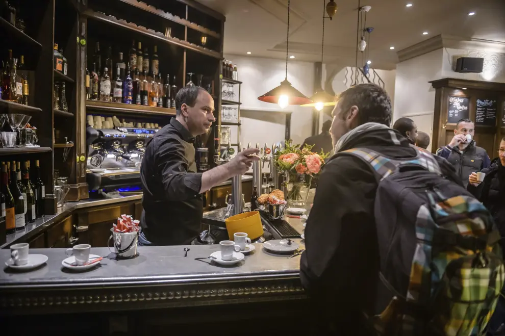 Reapertura de uno de los cafés atacados en París