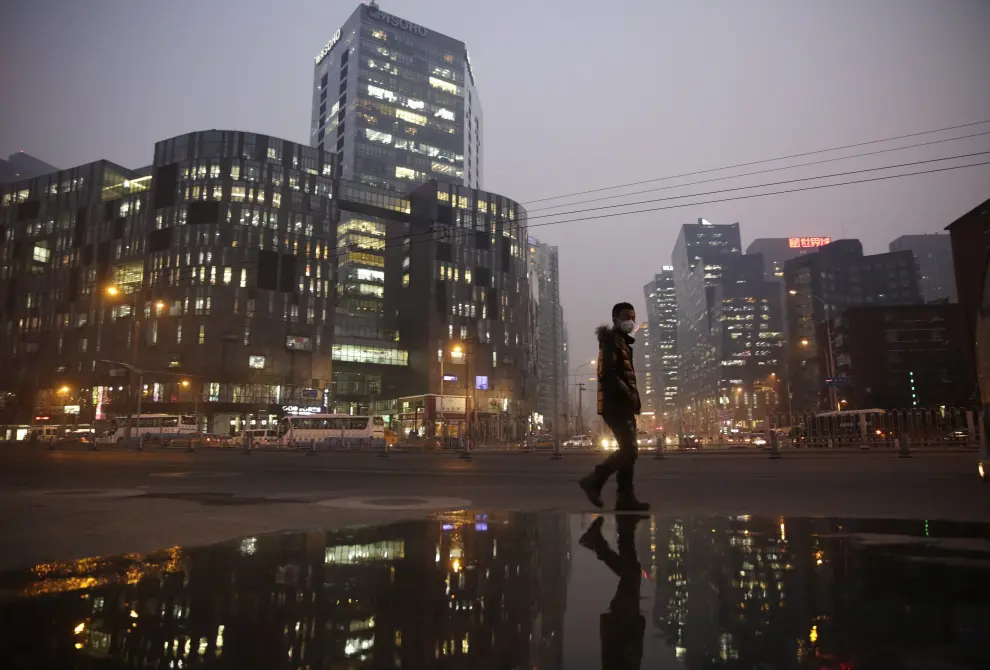 Alerta roja por contaminación en Pekín