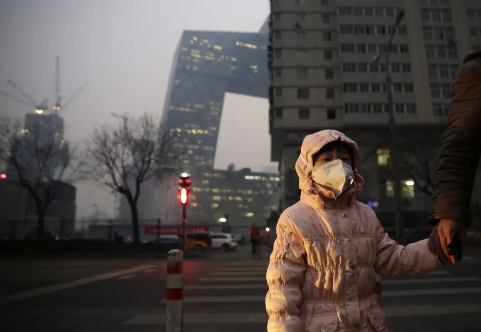 Alerta roja por contaminación en Pekín