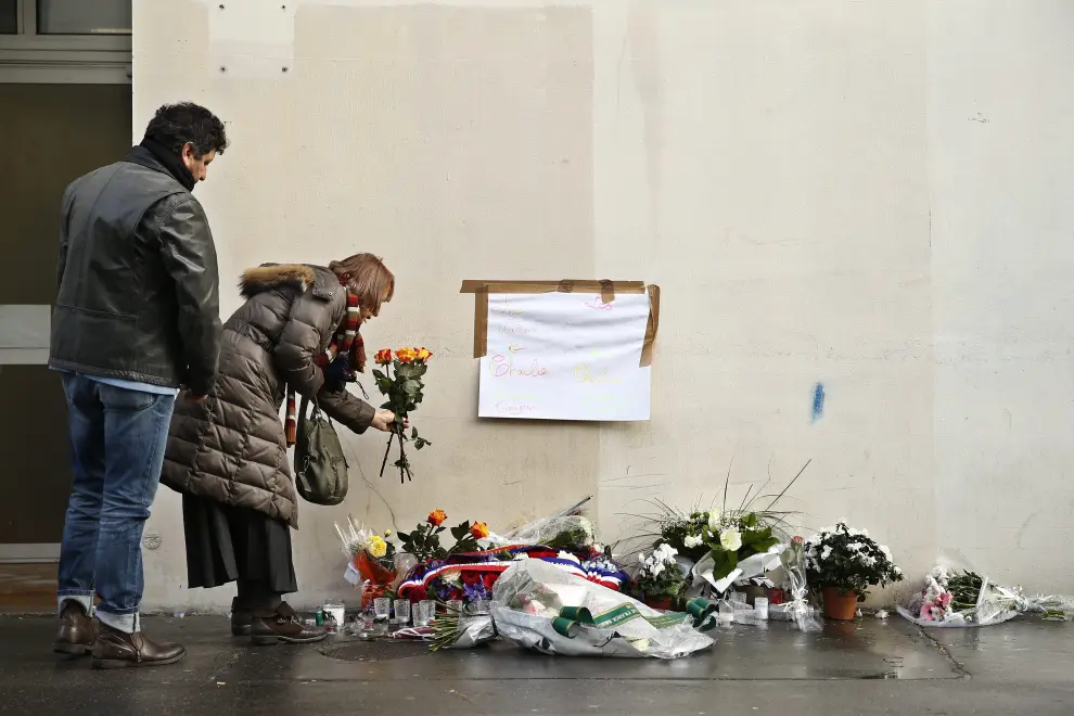 Recuerdo a las víctimas del ataque al semanario francés.