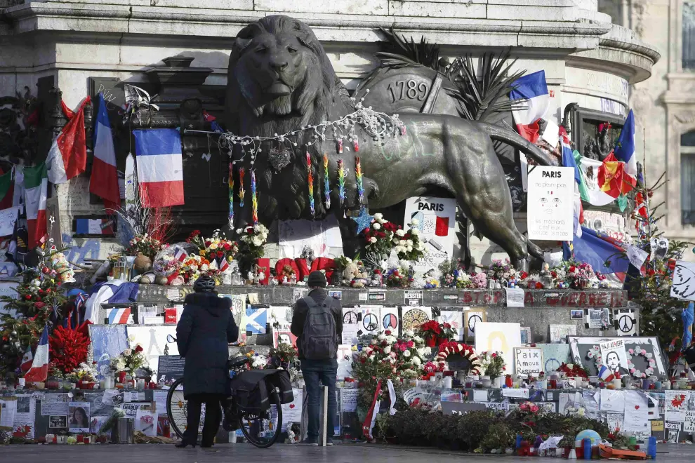 Aniversario del ataque terrorista contra la sede de Charlie Hebdo
