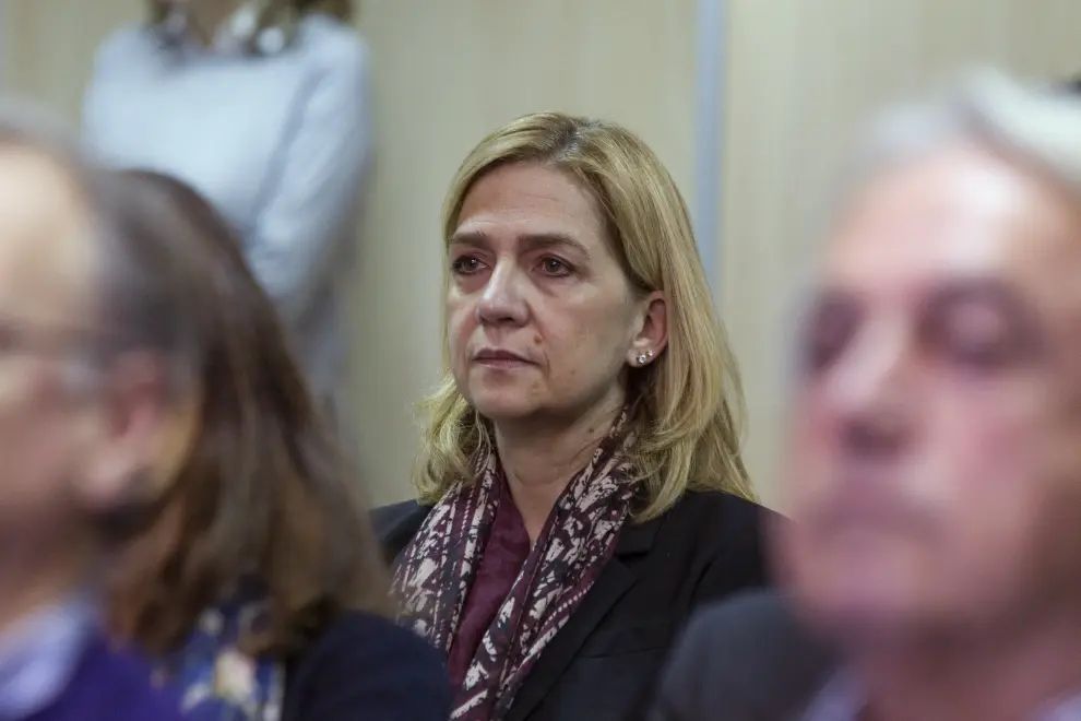 La Infanta Cristina en el banquillo de los acusados