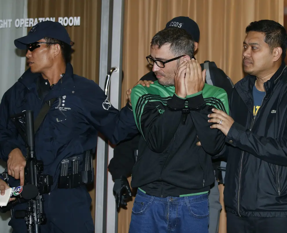 El sospechoso de descuartizar a Bernat llega a Bangkok