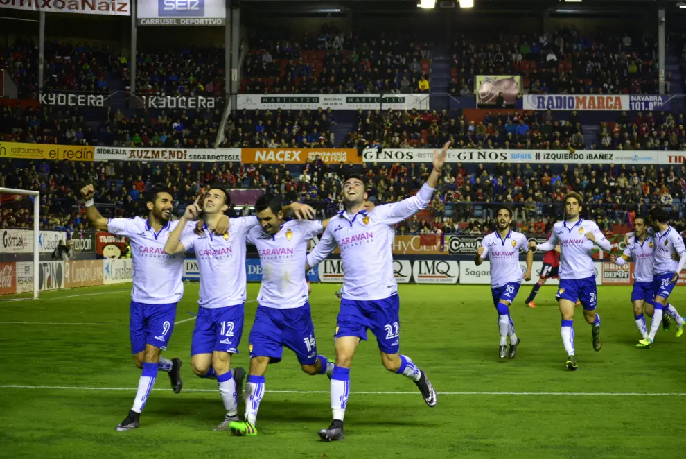 Empate entre el Osasuna y el Real Zaragoza en Pamplona