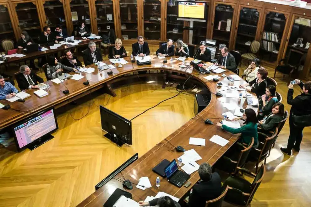 Reunión del Consejo de Gobierno de la Universidad de Zaragoza