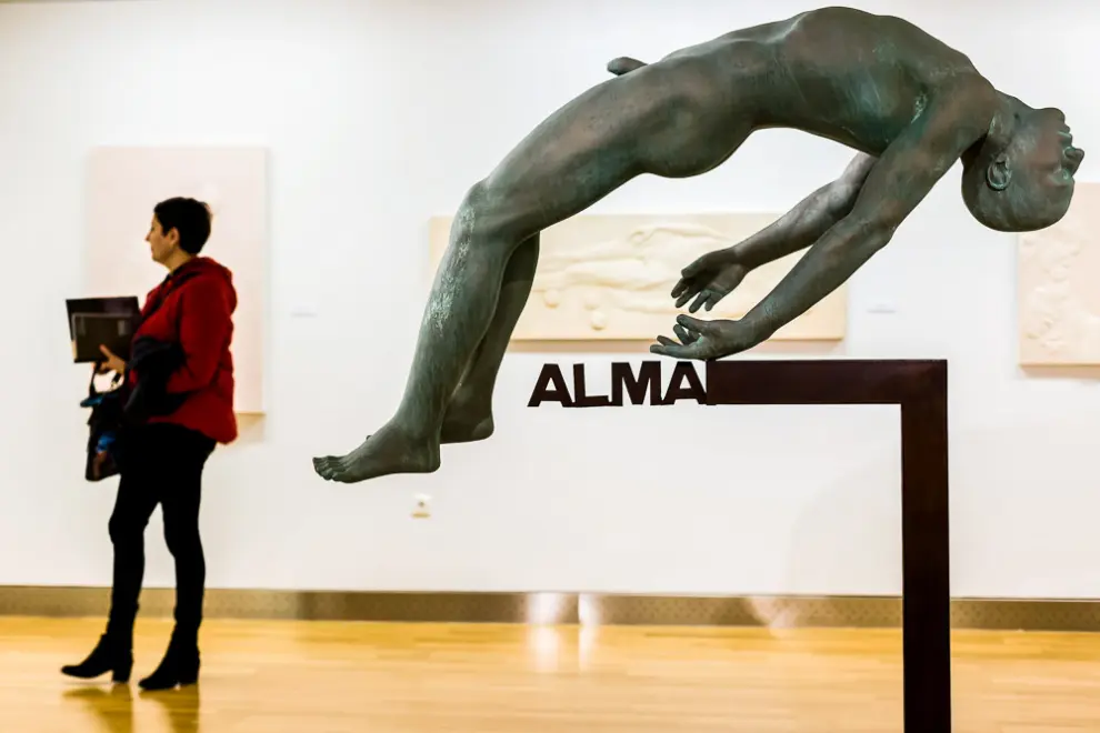 Hoy se ha presentado la exposición "Belmonte, Naturaleza del alma" del escultor Manuel Belmonte en el museo Pablo Gargallo