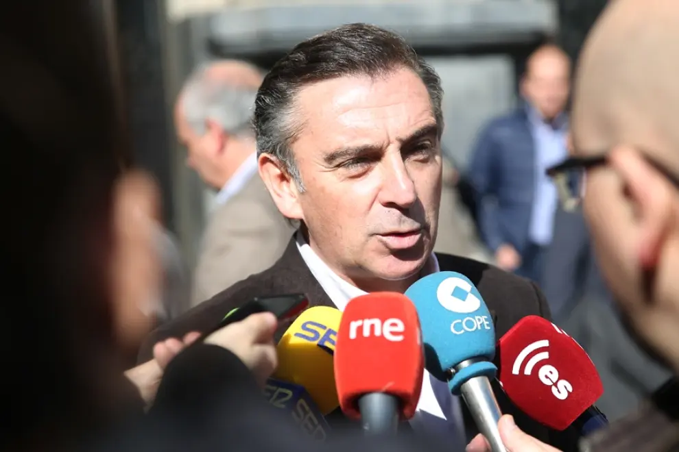 Luis María Beamonte (PP), anterior presidente de la DPZ hasta la toma de posesión de Sánchez Quero en 2016