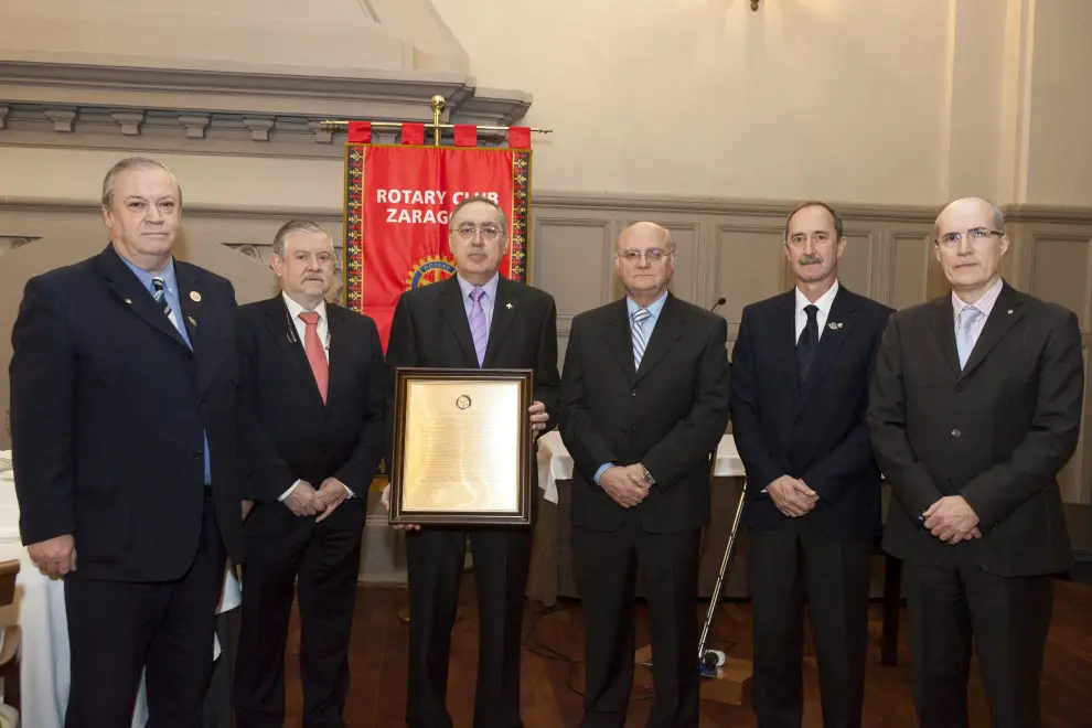 Rotary Club Zaragoza premia Jesús Rubio