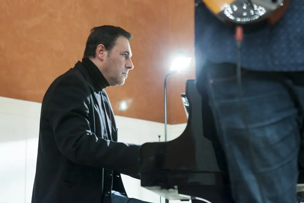 El pianista Pedro Gan lleva muchos años vinculado a los centros Santa María.