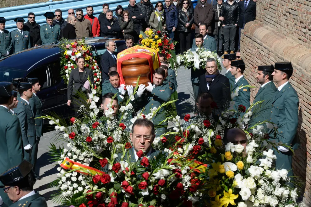 Funeral por el guardia civil atropellado en Barbastro.