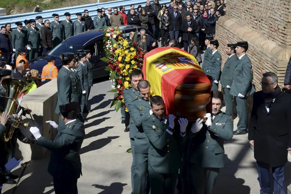 El funeral de José Antonio Pérez en Barbastro fue multitudinario.