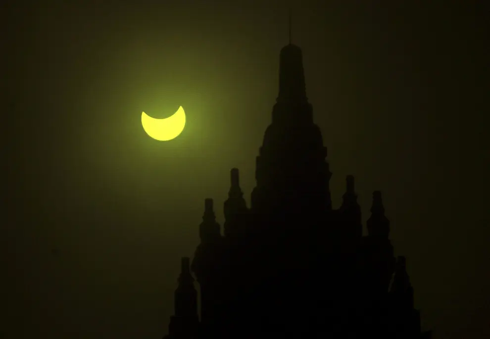 Imagen del único eclipse total de sol de 2016